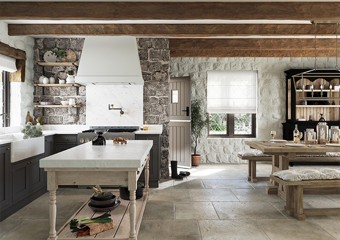 Tanami Voile, White Dawn - Twist&Fit Roman Blind - Image 8